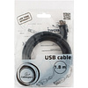 Кабель-удлинитель Cablexpert CCF2-USB2-AMAF-6 USB2.0 AM/AF, 1.8м, черный - 3