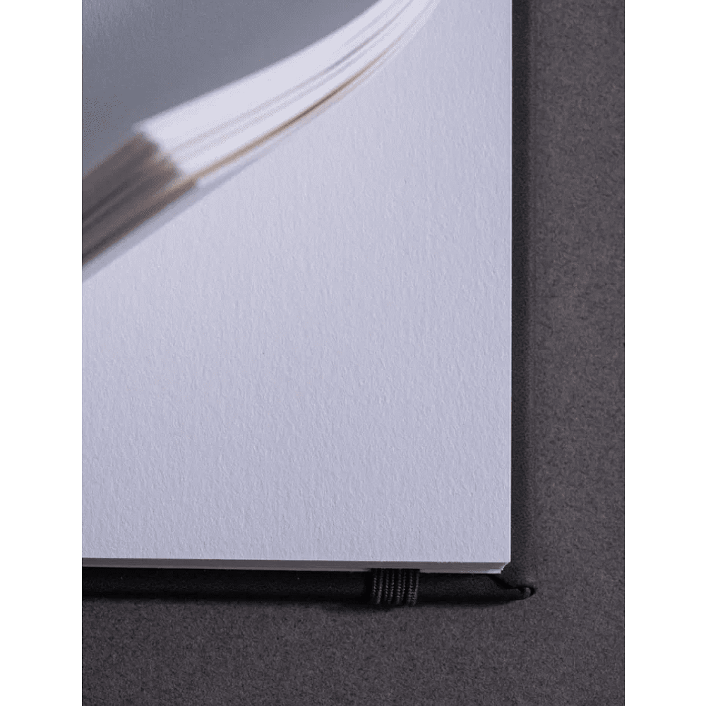Скетчбук для графики "GrafArt white", 40 листов, А6, 160 г/м2, горизонтальный, серый - 4