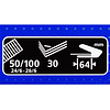 Скобосшиватель "DS-45N, № 24/6, 26/6, 30 листов, черный - 4