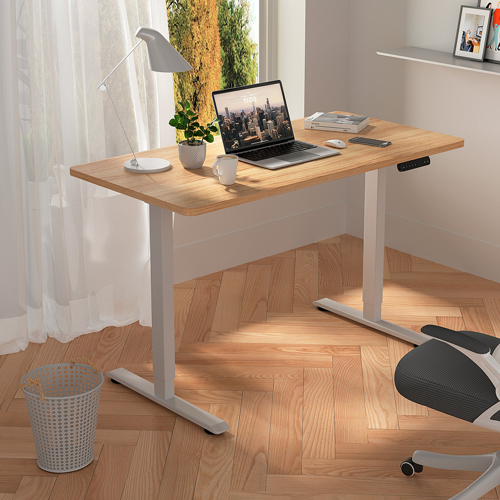 Каркас стола с электроприводом двухмоторный AOKE, Well Desk Prime, белый (AK2YJRT-TYDB2-M80-WT) - 3