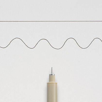 Ручка капиллярная "Pigma Micron", 0.2 мм, черный - 2