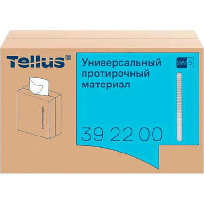 Протирочный материал нетканый Tellus, универсальный, 1 слой, 120 листов, WM5 - 2