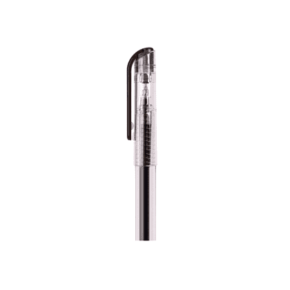 Ручка гелевая "My-Gel Standard", 0.5 мм, прозрачный, стерж. черный - 3