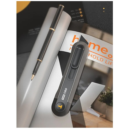 Набор ножей строительных Deli HS EHT4003, 3 шт (ножи 9мм/18мм/трапеция), Soft Touch, черный - 25