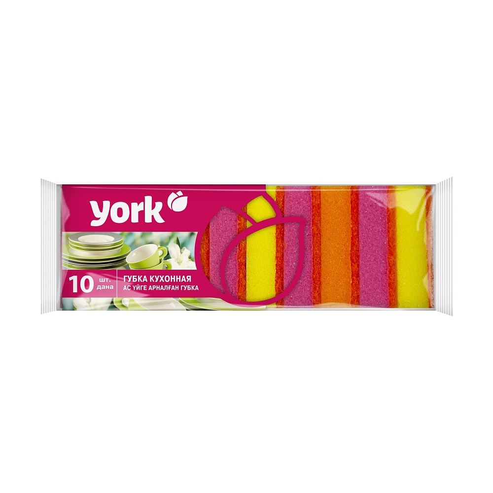 Губка кухонная для мытья посуды "York Maxi" - 6