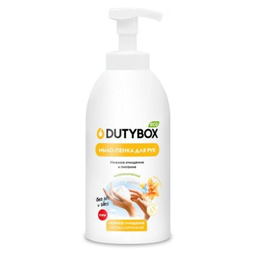 Мыло-пена Dutybox Hands, Ваниль, экологичное, 500 мл