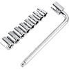 Набор головок торцевых Deli YS EDL2010T, 10-24 мм, 1/2", 10 шт., серебристый - 5