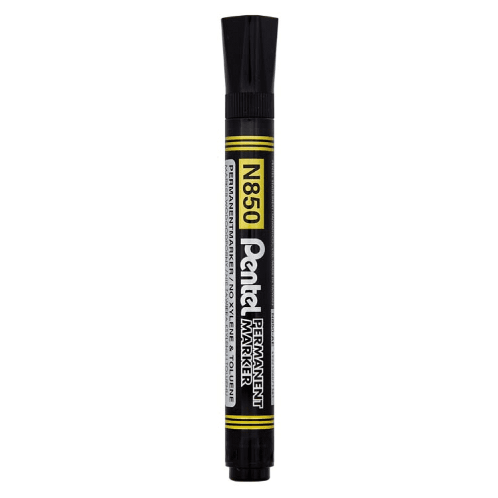 Маркер перманентный Pentel "N850", черный