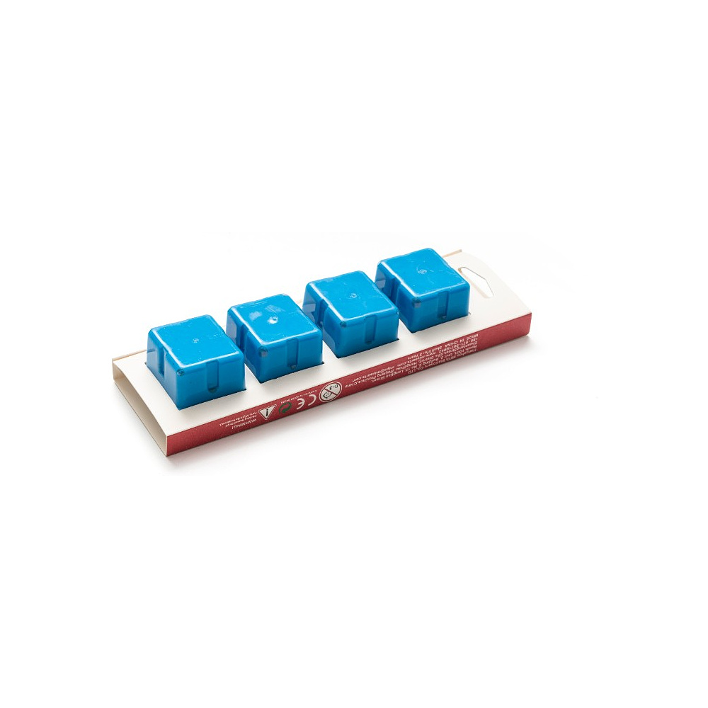 Краски гуашевые "Himi Jelly Cup" кислотный синий, набор  рефилов 4 шт., 30 мл. - 3