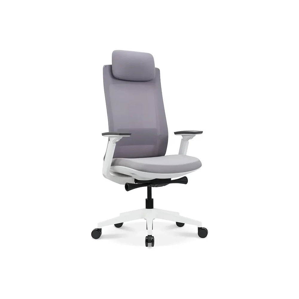 Кресло компьютерное SitZone E-VL002A-BS, сетка, ткань, пластик, серый - 7