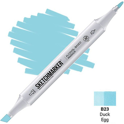 Маркер перманентный двусторонний "Sketchmarker", B23 утиное яйцо