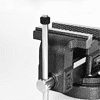 Тиски стальные Deli YS EDL2905Z, поворотные, с наковальней, 5"-125 мм - 6