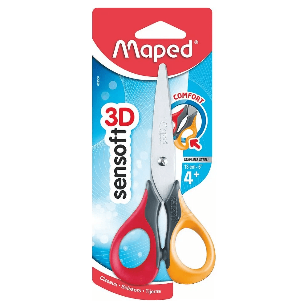 Ножницы Maped "Sensoft" для левшей, 13.5 см - 2
