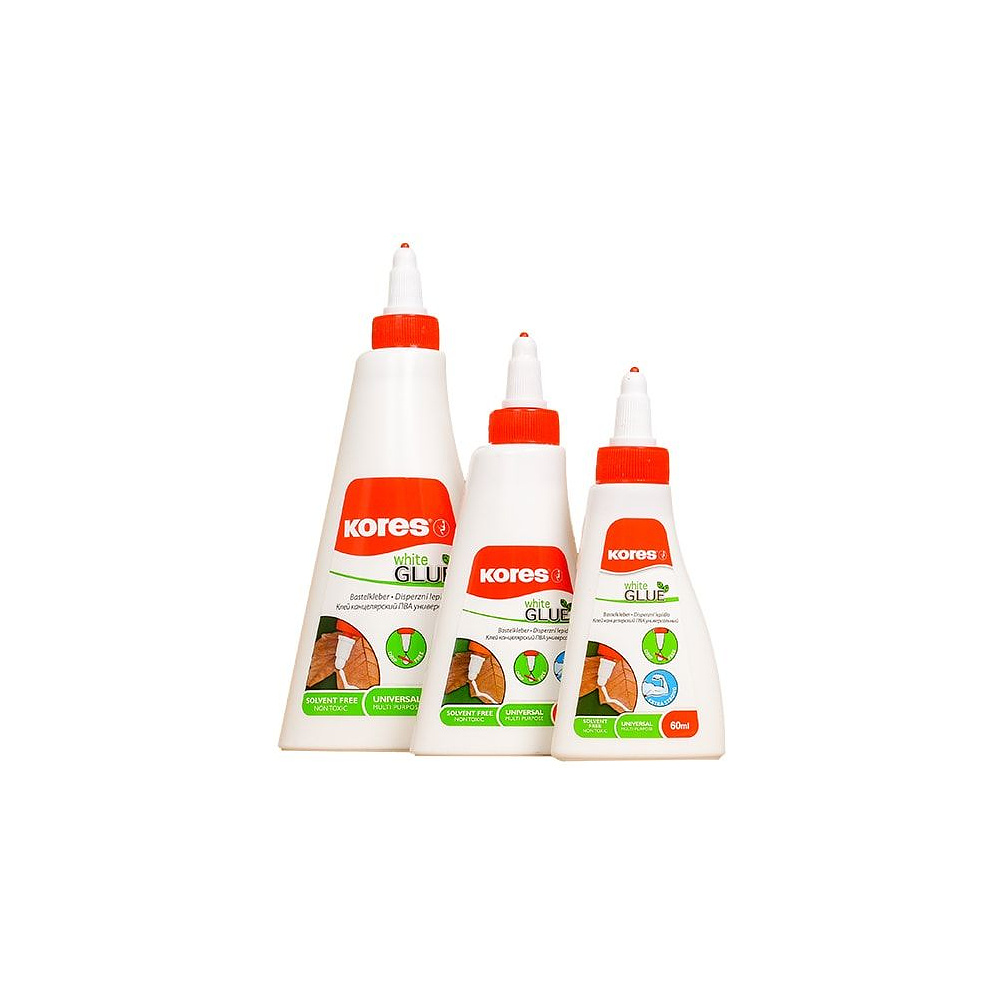 Клей ПВА Kores "White Glue", 250 мл - 2
