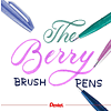 Маркер-кисть "Brush Sign pen. Berry", 4 шт - 2