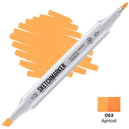 Маркер художественный "Brushmarker", двухсторонний, O63 абрикос