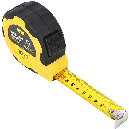 Рулетка Deli YS EDL3799, 10 м х 25 мм, желтый, черный - 6