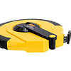 Мерная лента Deli YS EDL9850ZY, 50 м х 14,5 мм, лента фиберглас, пластиковый корпус, желтый, черный - 4