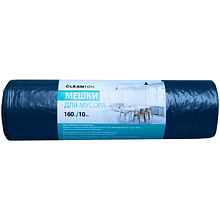 Мешки для мусора ПВД "Cleanton", 32 мкм, 160 л, 10 шт/рулон