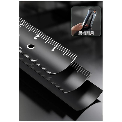 Рулетка Deli HS HT8519L, 5 м х 19 мм, Soft Touch, зеленый - 3