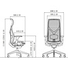 Кресло для руководителя SitZone CH-283A-P1 сетка, черный, -30% - 6