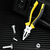 Плоскогубцы Deli YS EDL0001, 160 мм, 2-х компонентные рукоятки - 6
