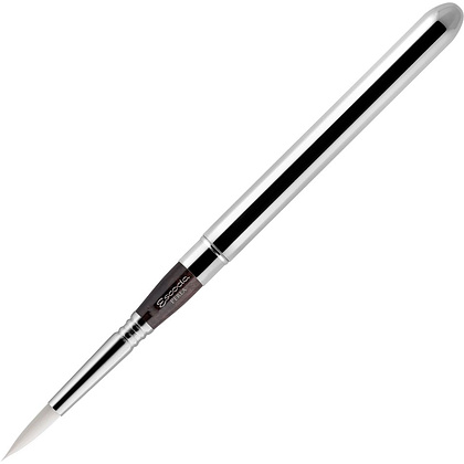 Кисть "Escoda Perla 1438", синтетика белая, круглая, складная, №12