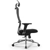 Кресло компьютерное ErgoLife SynchroSit Air-180 B2-311D, ткань, сетка, черный - 2
