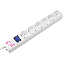 Сетевой фильтр Power Cube "SPG(5+1)-16B-3М", белый