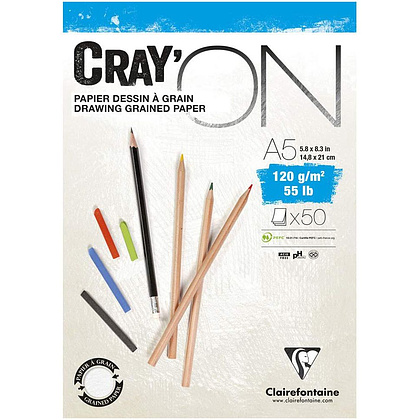 Блок-склейка "Cray'On", А5, 120 г/м2, 50 листов