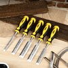 Стамеска Deli DL6212-E1, 12 мм, желтый - 4