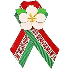 Бутоньерка с булавкой "Цветы Великой Победы"