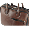 Портфель для документов "Don Valentino", кожа, коричневый - 4