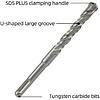 Бур по бетону Deli YS EDH-YCZ16014-E1, 14x160 мм, X-Tip, SDS-PLUS - 11