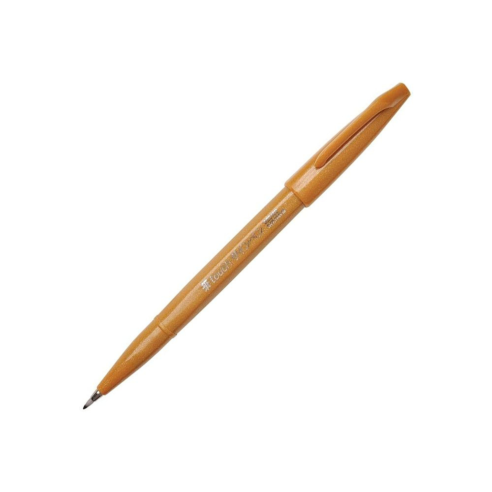 Маркер-кисть "Brush Sign pen", желтый, оранжевый