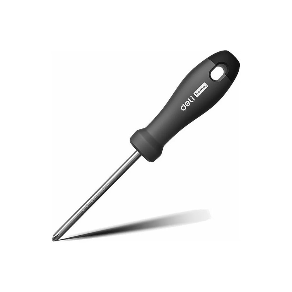 Отвертка Deli HS EHT1206, PH2х150 мм, Soft Touch, черный
