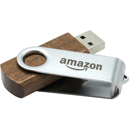 USB Flash накопитель 2.0 16 Gb VDF-008 СС, пластик, металл, серебристый - 2
