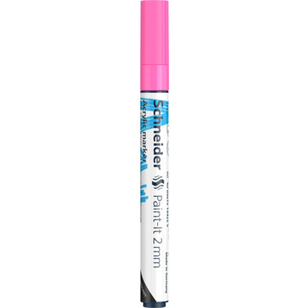 Маркер акриловый "Schneider Paint-It 310", розовый - 2