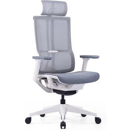 Кресло для руководителя SitZone E-303-001A-P1-WH сетка, серый, -30%