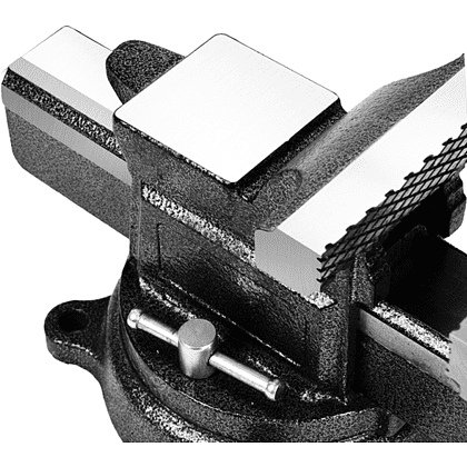Тиски стальные Deli YS EDL2905Z, поворотные, с наковальней, 5"-125 мм - 3