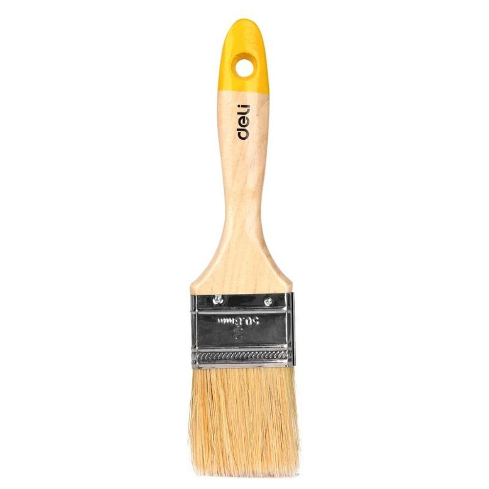 Кисть малярная плоская Deli YS EDL509122, 2"-50 мм, деревянная рукоятка, искусственная щетина
