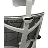 Кресло для руководителя "Nature II Slider", пластик, ткань, серый - 4