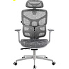 Кресло эргономичное EVERPROF Alfa, Grey, сетка, серый, металл, корпус серый - 2