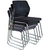 Кресло д/посетителей SitUp SKY Chrome сетка, черный - 4