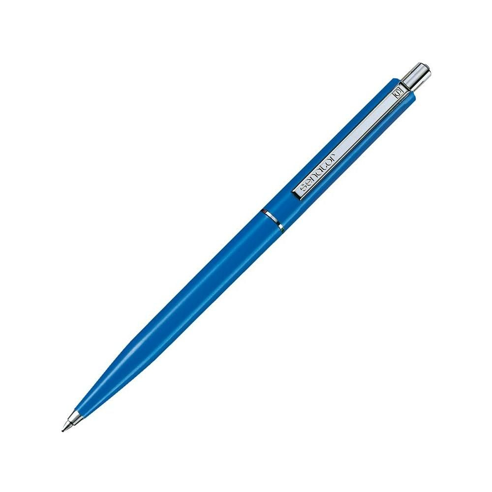 Ручка шариковая автоматическая "Senator Point Polished", 1.0 мм, синий, стерж. синий