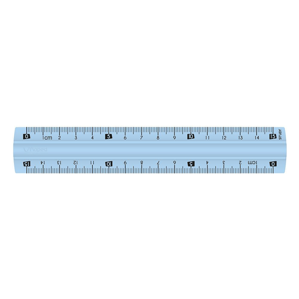 Линейка Maped "Unbreakable", 15 см, ассорти - 3