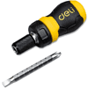 Двухсторонняя отвертка Deli YS EDL626010, с трещоткой, PH2+SL6 - 3