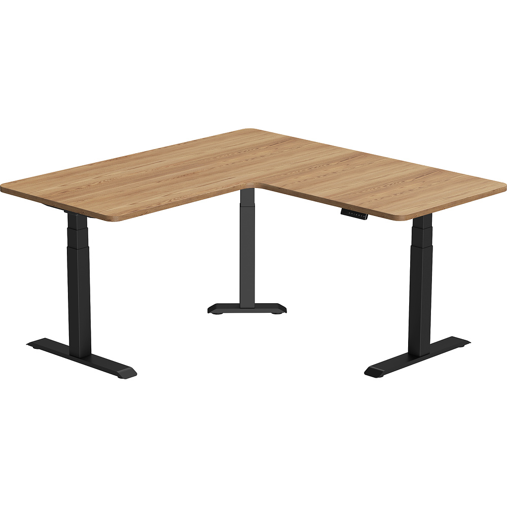 Каркас стола с электроприводом трехмоторный AOKE, Well Desk Wing Pro, черный (AK3YJYT-TYZF3-90/120/180 BK) - 8