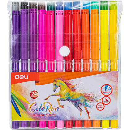 Фломастеры "ColoRun", 24 шт