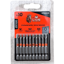 Бита стальная M-Lion MSBPH225-10, PH 2х25 мм, 10 шт/упак